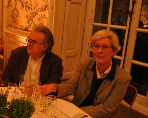 The translators, Aude de Saint-Loup and Pierre -Emmanuel Dauzat