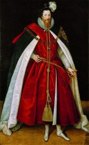 The handsome Devereux, Count of Essex, by Gheeraerts. © National Portrait Gallery, London, England