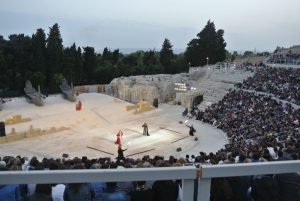 Seeing Iphigenia in the Teatro Greco was a unique experience