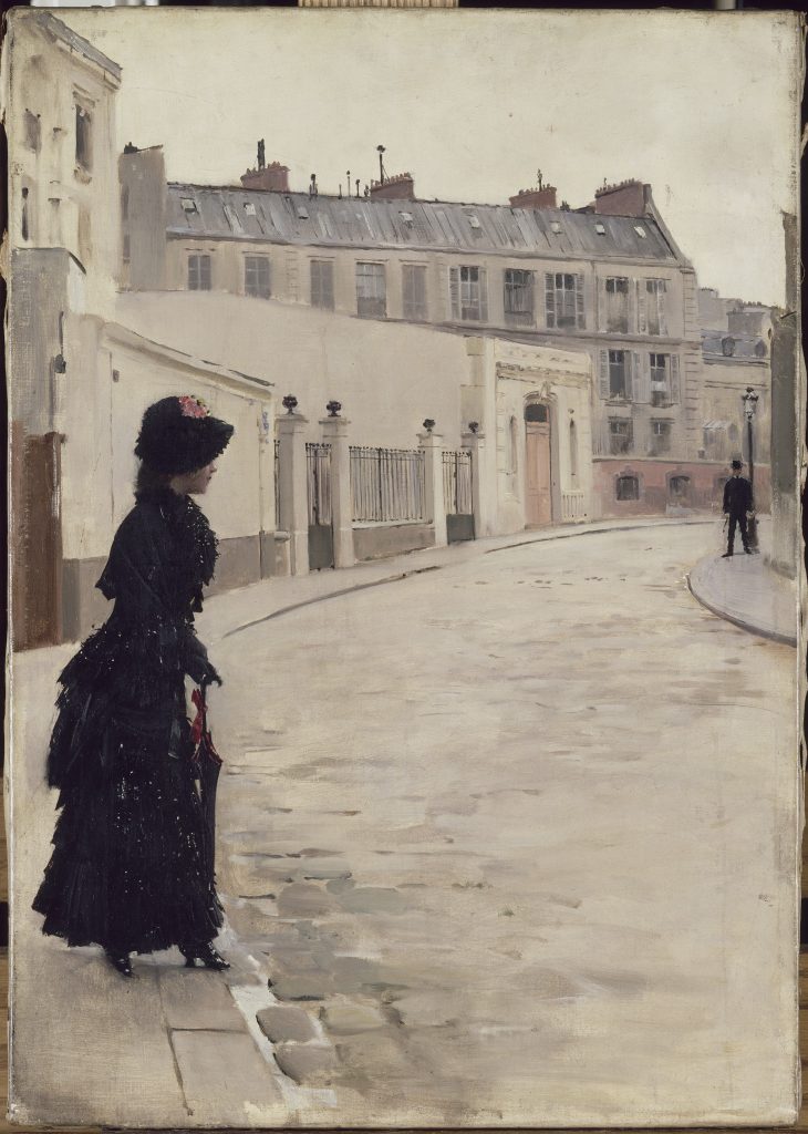 Béraud, L'Attente, (rue de Chateaubriand), 1880, © RMN-Grand Palais (Musée d’Orsay) / Franck Raux