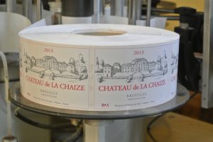 The labels of classic brouilly reproduce the castle
