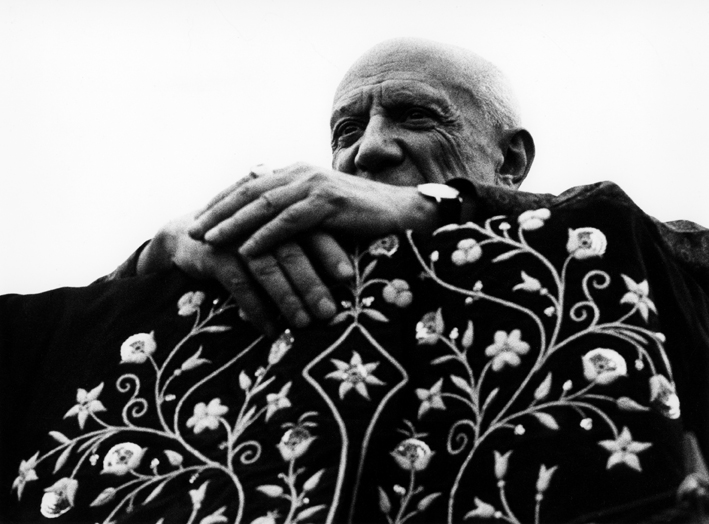 Picasso, président de la corrida, Fréjus, 1962 © Atelier Lucien Clergue © Succession Picasso 2015