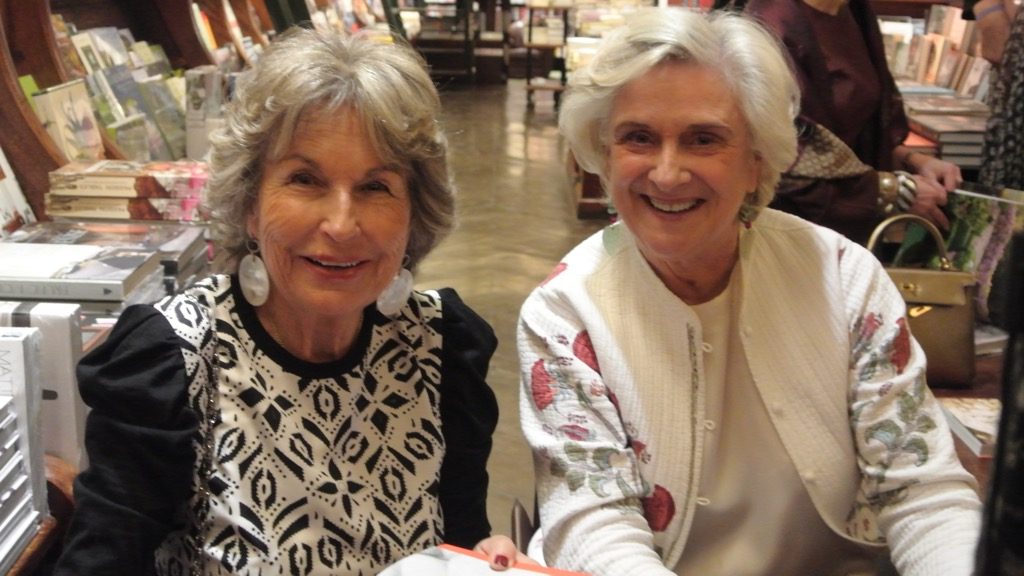 Isabelle d'Ornano and Christiane Mazery sign their book