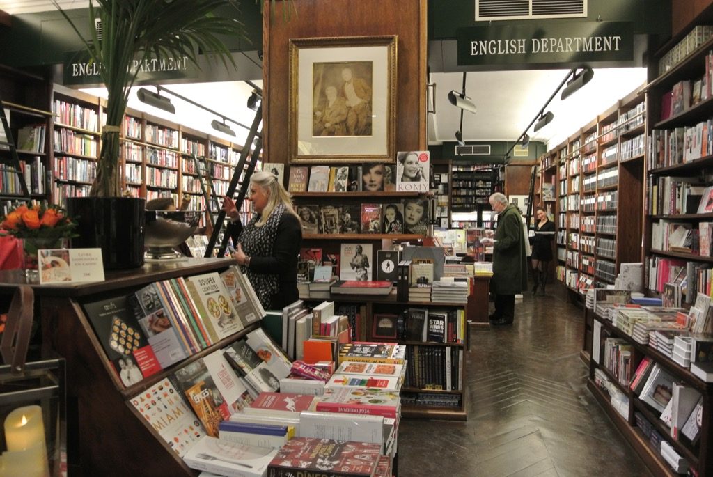 At Galignani's the pretties old bookstore in Paris, Danielle Cillien-Sabatier