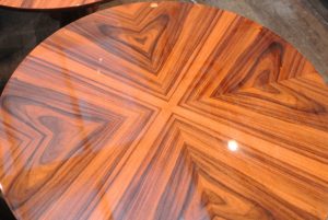 Sweet exotic wooden tables