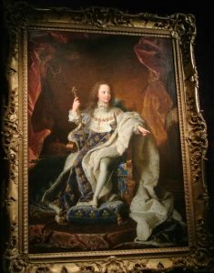 Louis XV painted as the new young King by Rigaud