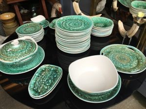 A set of 23 plates from Sarreguemines