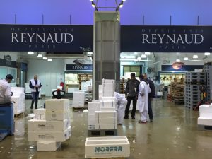 Reynaud is the largest fish monger with 250 Million euros turnover a year