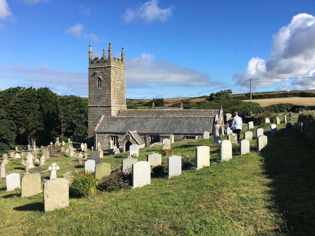 St Levan church in Porthcurno is magical