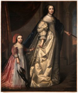 Charles et Henri Beaubrun, La duchesse de Gramont et son fils Antoine Charles, 1646