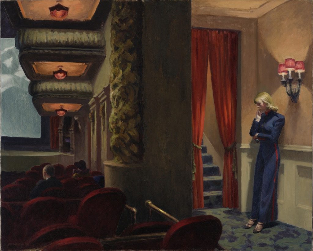 Hopper, Edward (1882-1967): New York Movie, 1939. New York, Museum of Modern Art (MoMA)*** Permission for usage must be provided in writing from Scala.