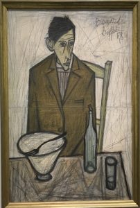 Le Buveur, 1948 is reminiscent of Picasso