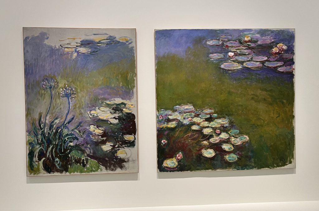paris breakfasts: Claude Monet - Joan Mitchell